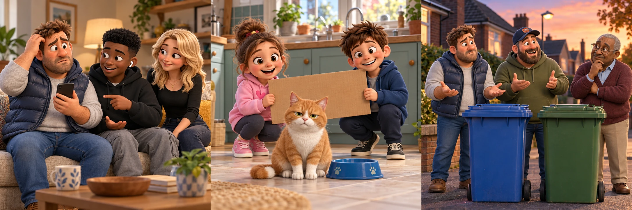 Illustrated scene for Ask Nicely